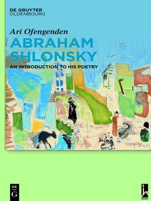 cover image of Abraham Shlonsky